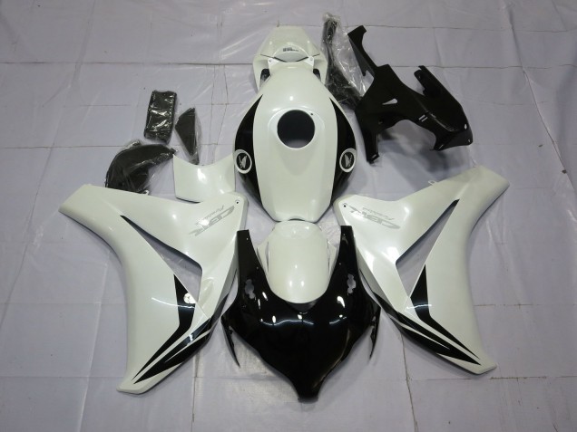 08-11 Pearl White and Black CBR1000RR Fairings