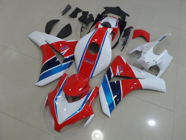 08-11 Red Blue and White CBR1000RR Fairings