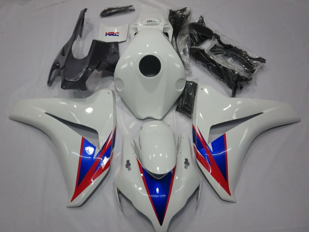 08-11 White Blue Red CBR1000RR Fairings