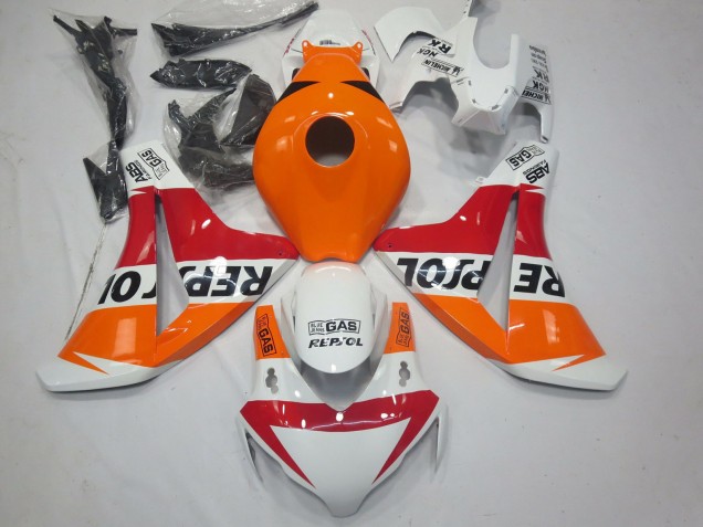 08-11 White Repsol CBR1000RR Fairings