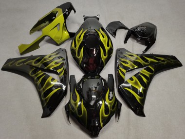 08-11 Yellow Flame CBR1000RR Fairings