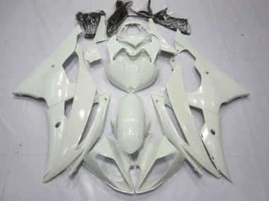 08-16 Full Gloss White R6 Fairings