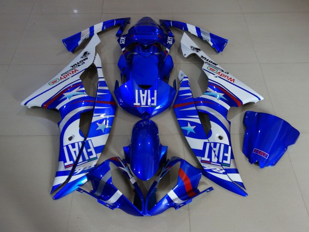 08-16 Gloss Blue Fiat R6 Fairings