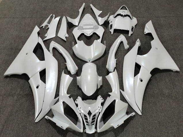 08-16 Gloss White R6 Fairings