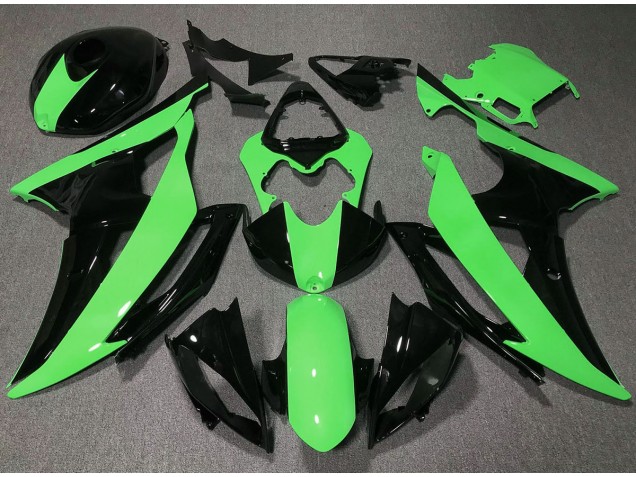 08-16 High Viz Green R6 Fairings