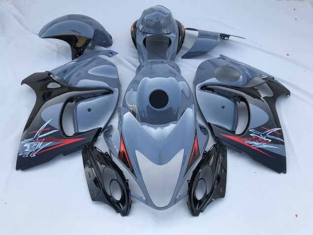 08-20 Nardo Grey and Black Limited GSXR 1300 Hayabusa Fairings