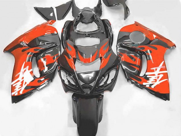 08-20 Orange and Grey GSXR 1300 Hayabusa Fairings