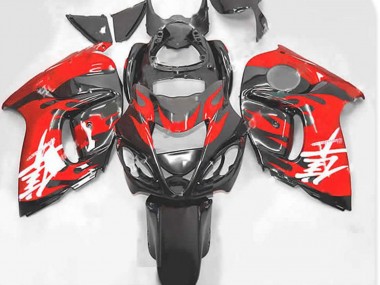 08-20 Red and Grey GSXR 1300 Hayabusa Fairings