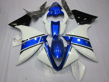 09-11 OEM Style Blue White R1 Fairings