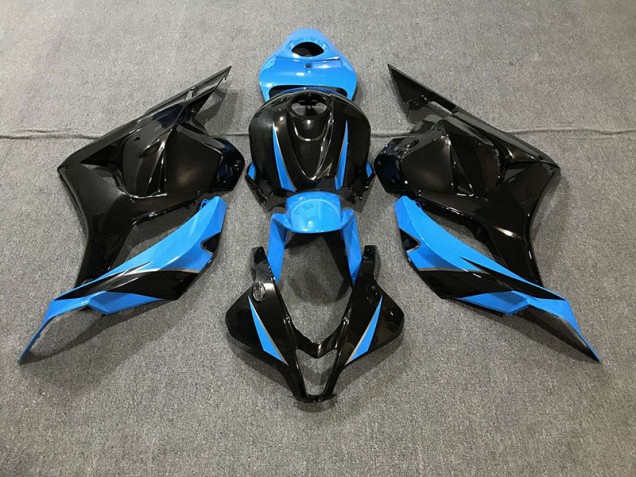 09-12 Gloss Black & Sky Blue CBR600RR Fairings