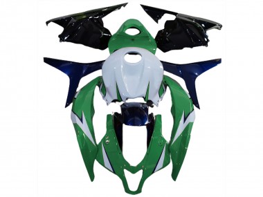 09-12 Gloss Green and Blue CBR600RR Fairings