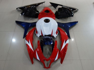 09-12 Gloss Red / White CBR600RR Fairings
