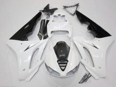 09-12 Gloss White Daytona 675 Fairings