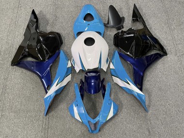 09-12 Light Blue and White CBR600RR Fairings
