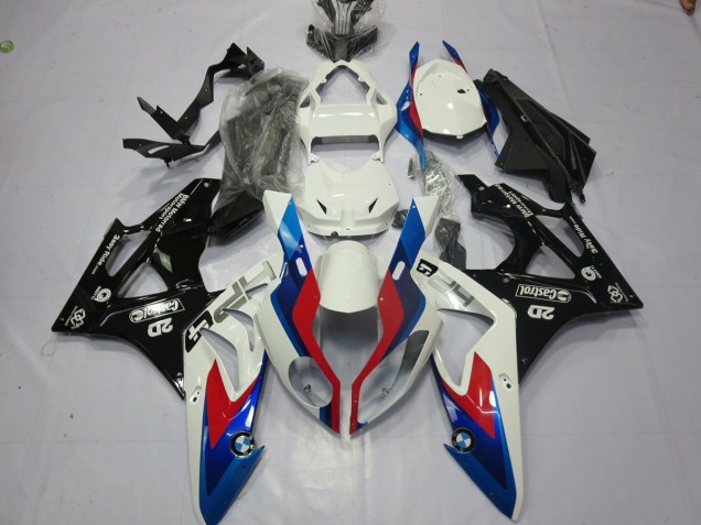 09-14 Alien Blue and White S1000RR Fairings