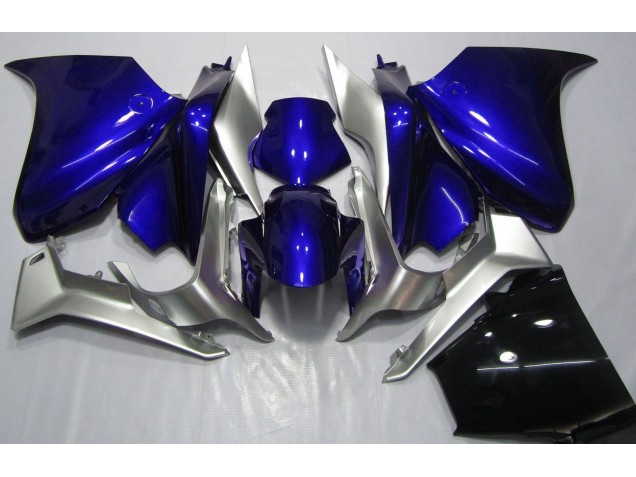 10-13 Deep Blue and Silver VFR1200 Fairings
