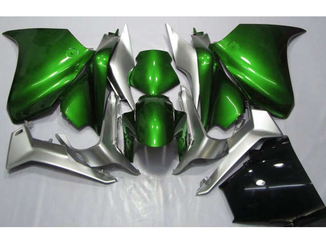 10-13 Deep Green and Silver VFR1200 Fairings