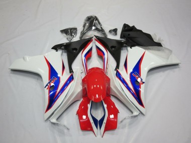 11-12 Blue White Red HRC CBR600F Fairings