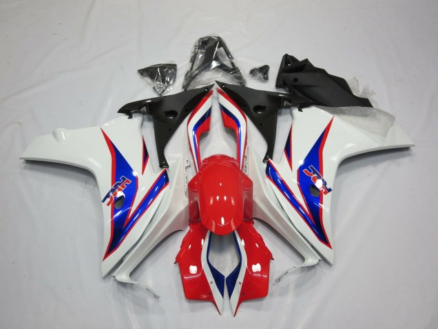 11-12 Blue White Red HRC CBR600F Fairings