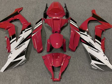 11-15 Gloss Red & White ZX10R Fairings