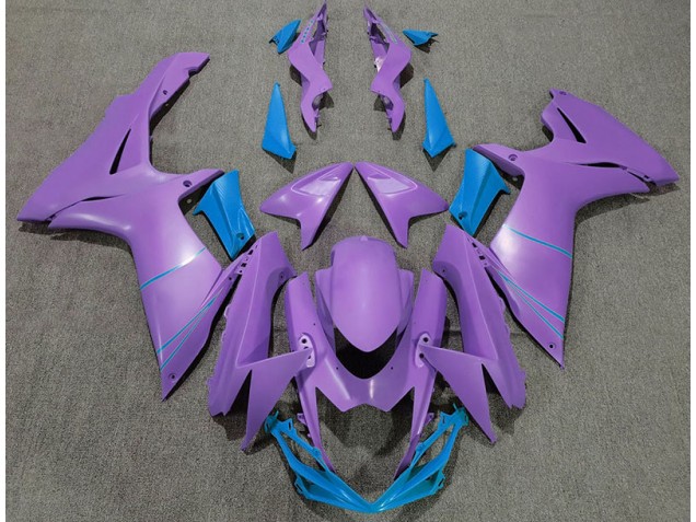11-24 Matte Purple & Blue GSXR 600-750 Fairings