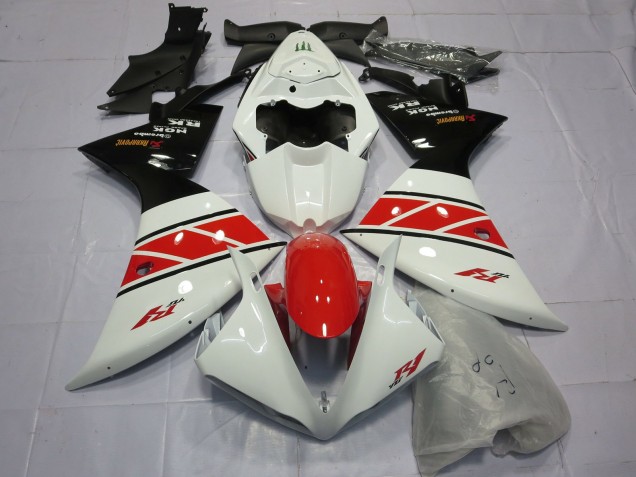 12-14 Red White and Black R1 Fairings