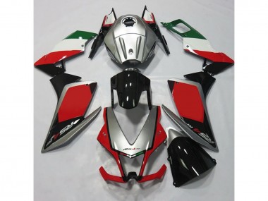 12-15 Silver and Red RS4 125 Fairings