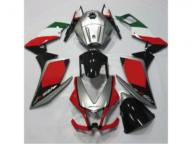 12-15 Silver and Red RS4 125 Fairings