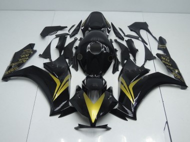 12-16 Black and Gold CBR1000RR Fairings