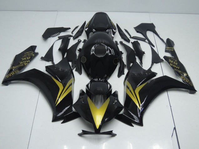 12-16 Black and Gold CBR1000RR Fairings