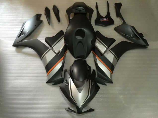 12-16 Matte Silver and Black CBR1000RR Fairings