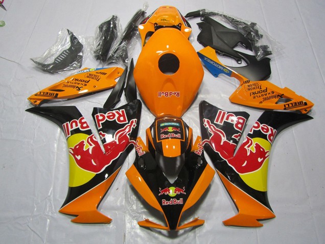 12-16 Orange Red Bull CBR1000RR Fairings