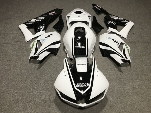 13-23 Black and White Design CBR600RR Fairings