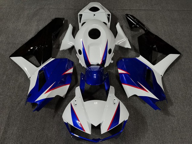13-23 Gloss White and Deep Blue CBR600RR Fairings
