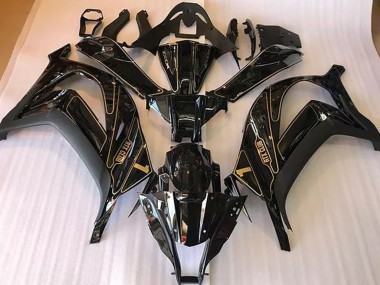 16-19 Black and Gold ZX10R Fairings