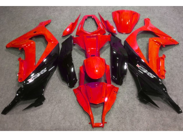 16-19 Gloss Red and Black ZX10R Fairings