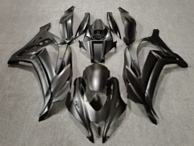 16-19 Matte Metal Silver ZX10R Fairings