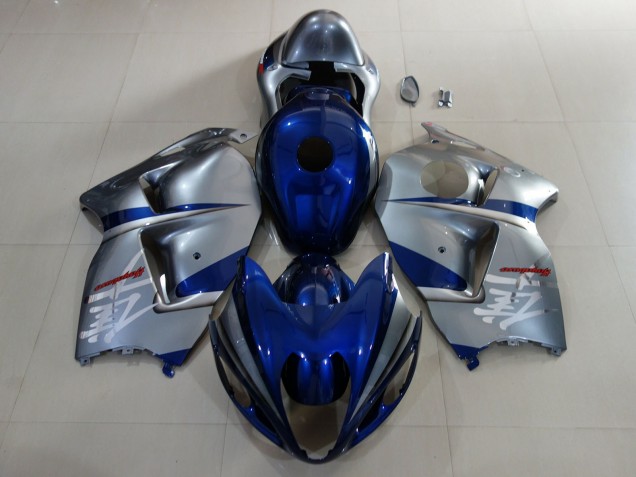 97-07 Deep Blue & Silver GSXR 1300 Hayabusa Fairings