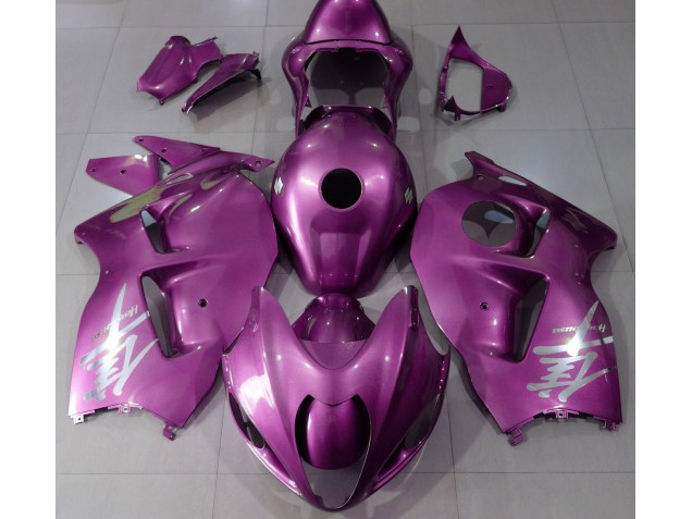 97-07 Gloss Pink & Silver Logo GSXR 1300 Hayabusa Fairings