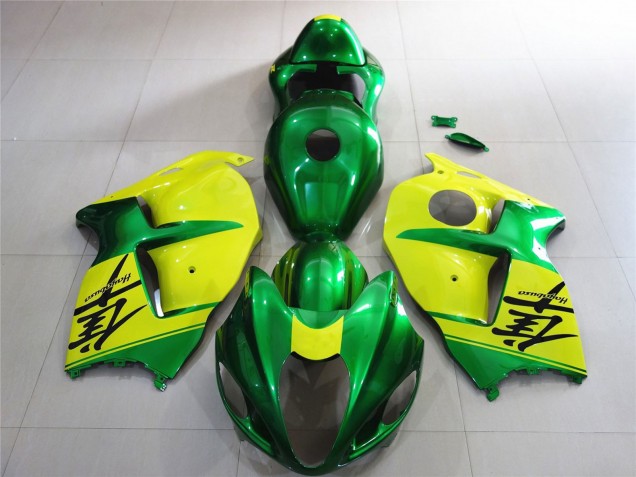 97-07 Green and Yellow GSXR 1300 Hayabusa Fairings