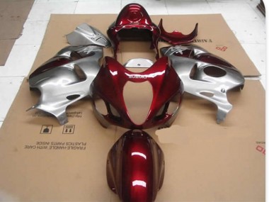 97-07 Red D Silver GSXR 1300 Hayabusa Fairings