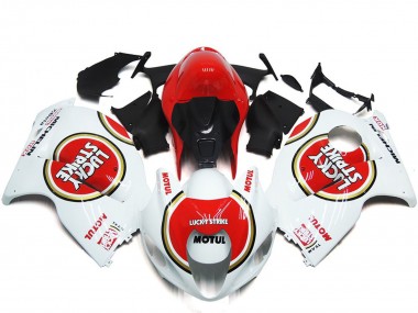 97-07 Red Lucky Strike Style GSXR 1300 Hayabusa Fairings