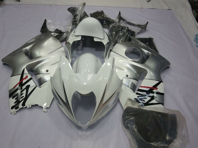 97-07 Silver White GSXR 1300 Hayabusa Fairings
