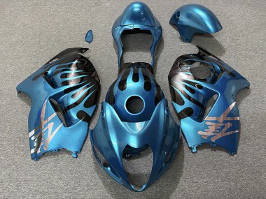 97-07 Sky Blue and Black GSXR 1300 Hayabusa Fairings