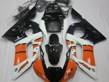 98-02 Gloss Orange and Black R6 Fairings