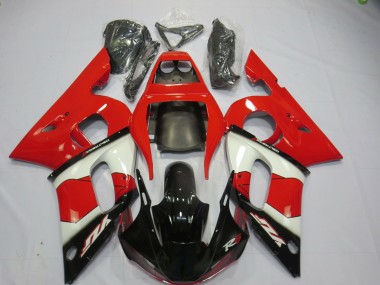 98-02 Red White and Black R6 Fairings