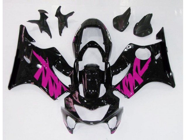 99-00 Gloss Black & Pink CBR600 F4 Fairings